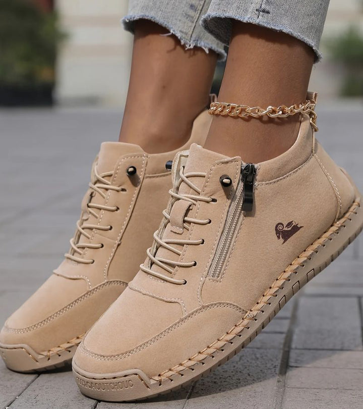 Mila | Sneakers Ortopediche con Zip - Facili da Indossare, Leggere