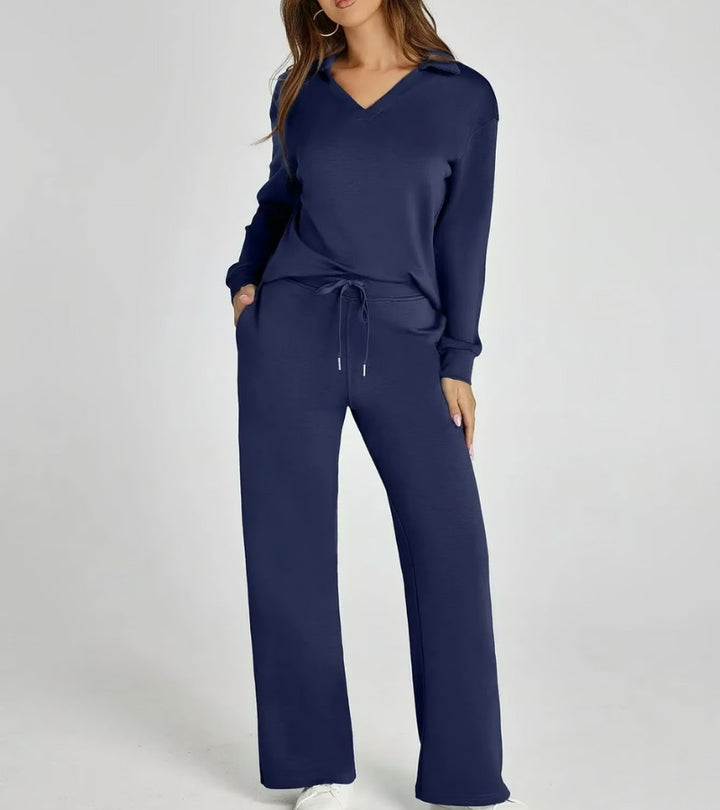 Livia | Completo a Due Pezzi con Pantaloni a Zampa