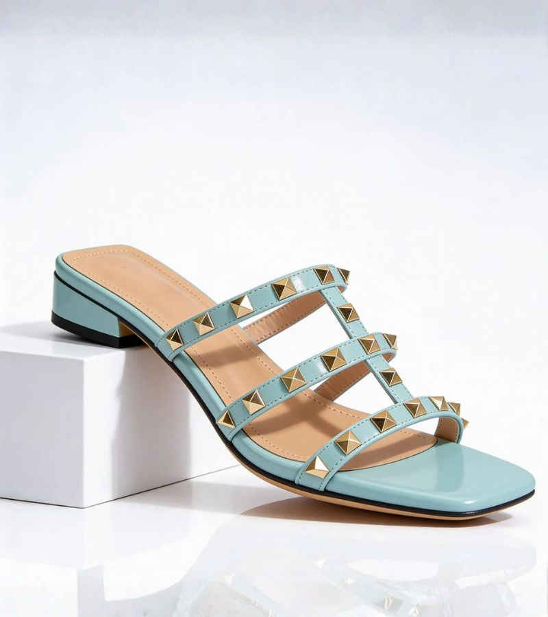 Odette | Sandalo Mule con finitura premium