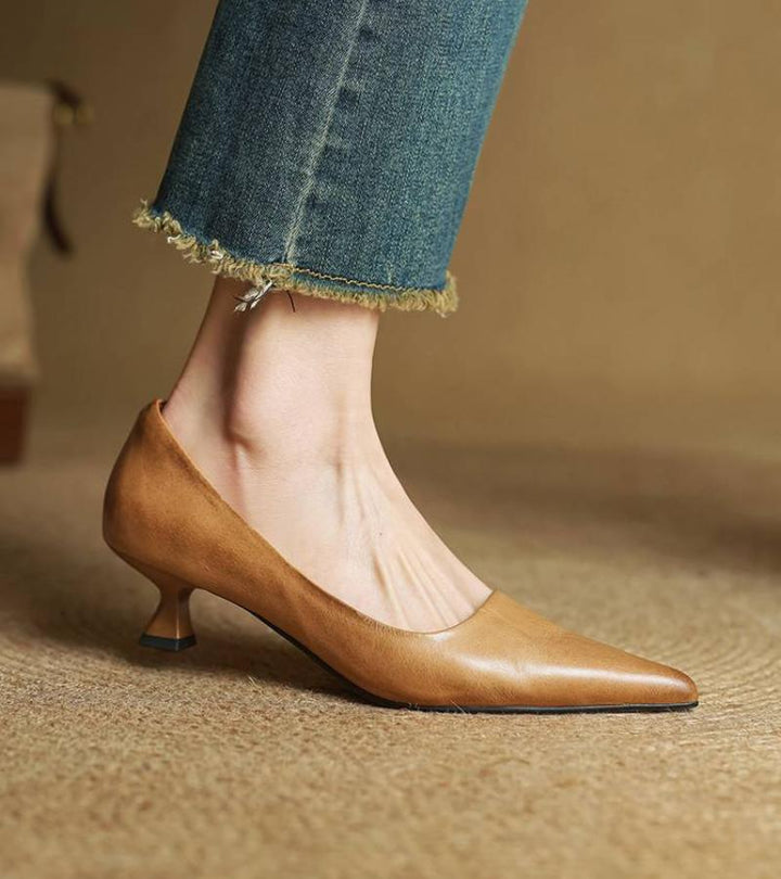 Aeris | Décolleté in Vera Pelle