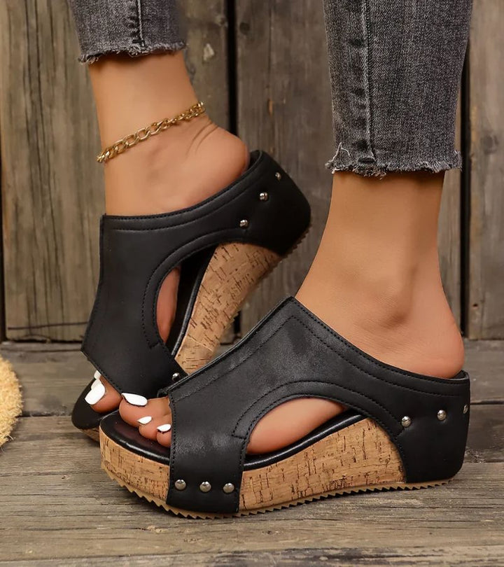 Lumi | Sandali con zeppa in sughero — leggeri, eleganti, tutto il giorno