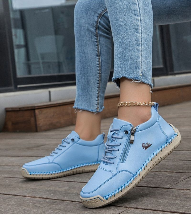 Mila | Sneakers Ortopediche con Zip - Facili da Indossare, Leggere