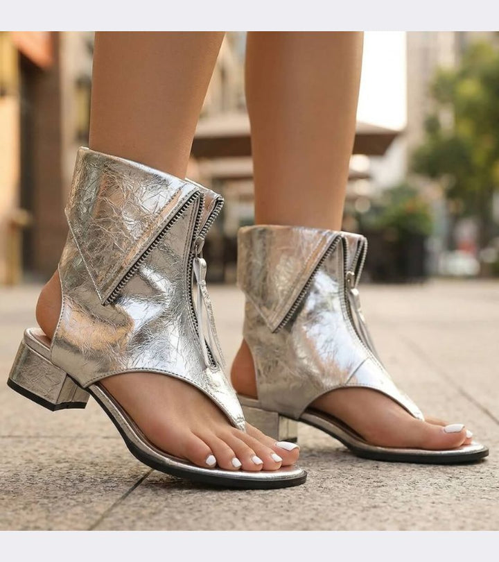Orlina | Il Sandalo con Cerniera dal Look Inimitabile