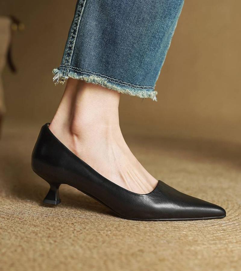 Aeris | Décolleté in Vera Pelle