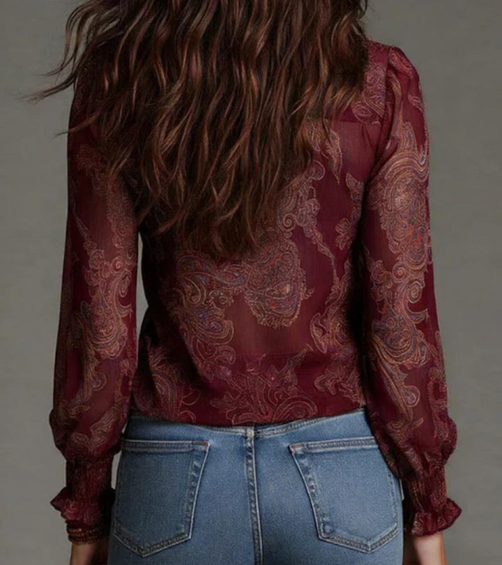 Teresa | La Blusa con Volant Imperdibile