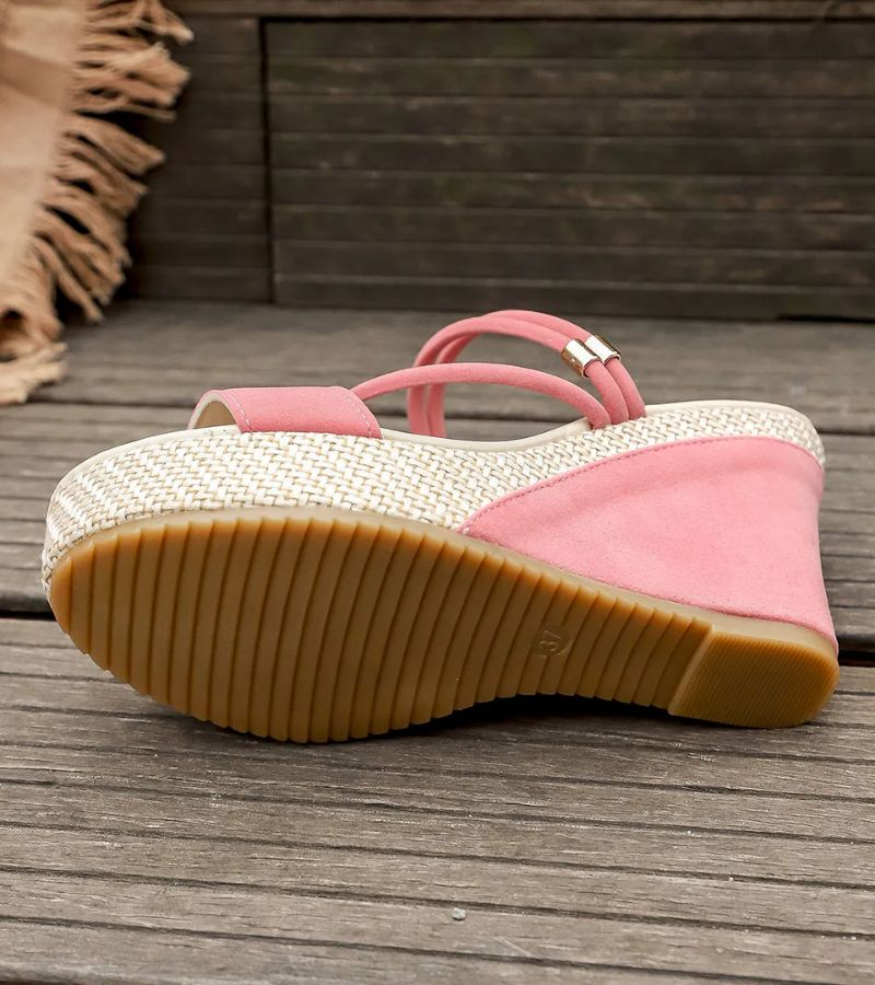 Laura| Sandali con zeppa da 10 cm, Slanciano la silhouette senza affaticare i piedi