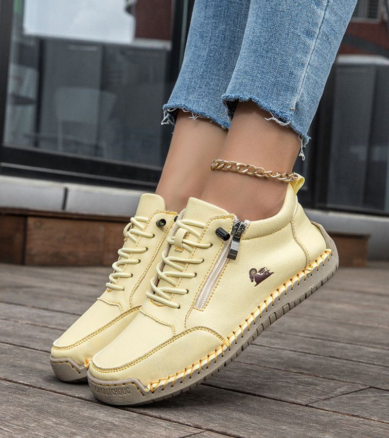 Mila | Sneakers Ortopediche con Zip - Facili da Indossare, Leggere