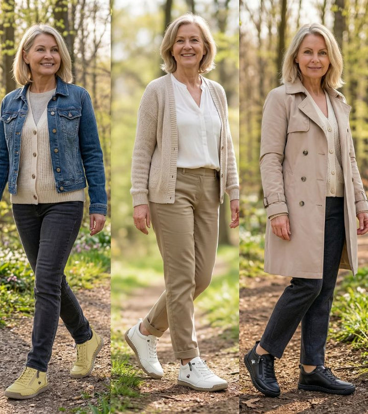 Mila | Sneakers Ortopediche con Zip - Facili da Indossare, Leggere