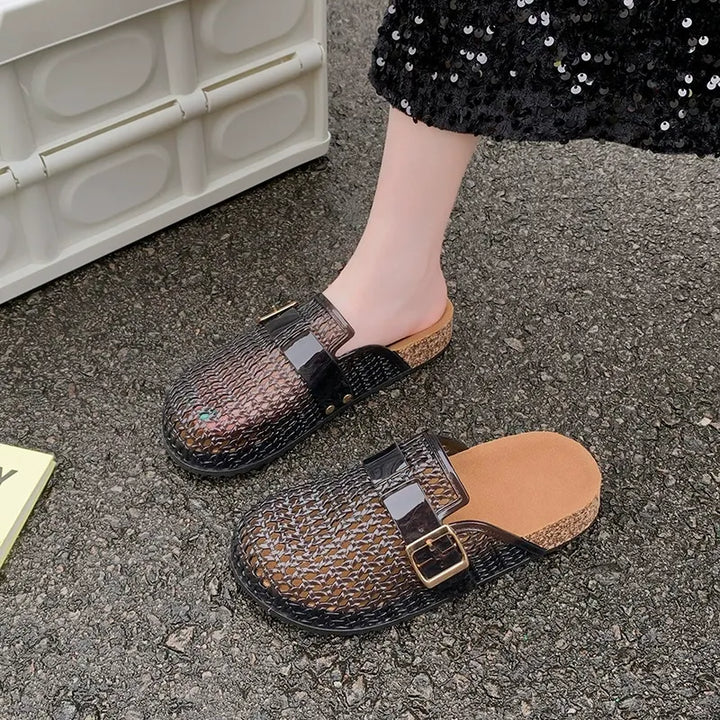 Lucia | Mules sandalo Jelly cristallo, traspiranti, comode e facili da indossare
