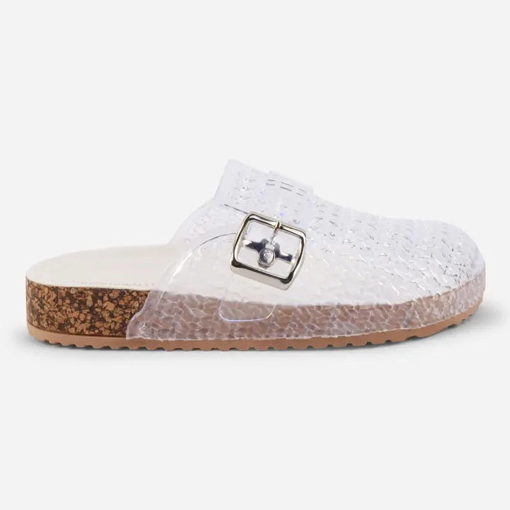 Lucia | Mules sandalo Jelly cristallo, traspiranti, comode e facili da indossare