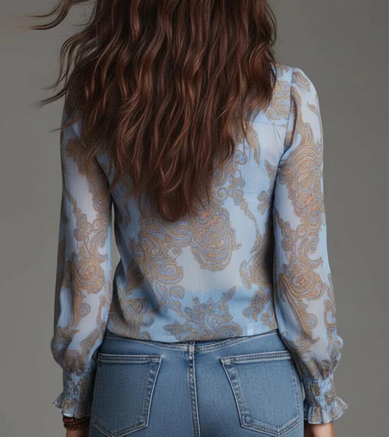Teresa | La Blusa con Volant Imperdibile