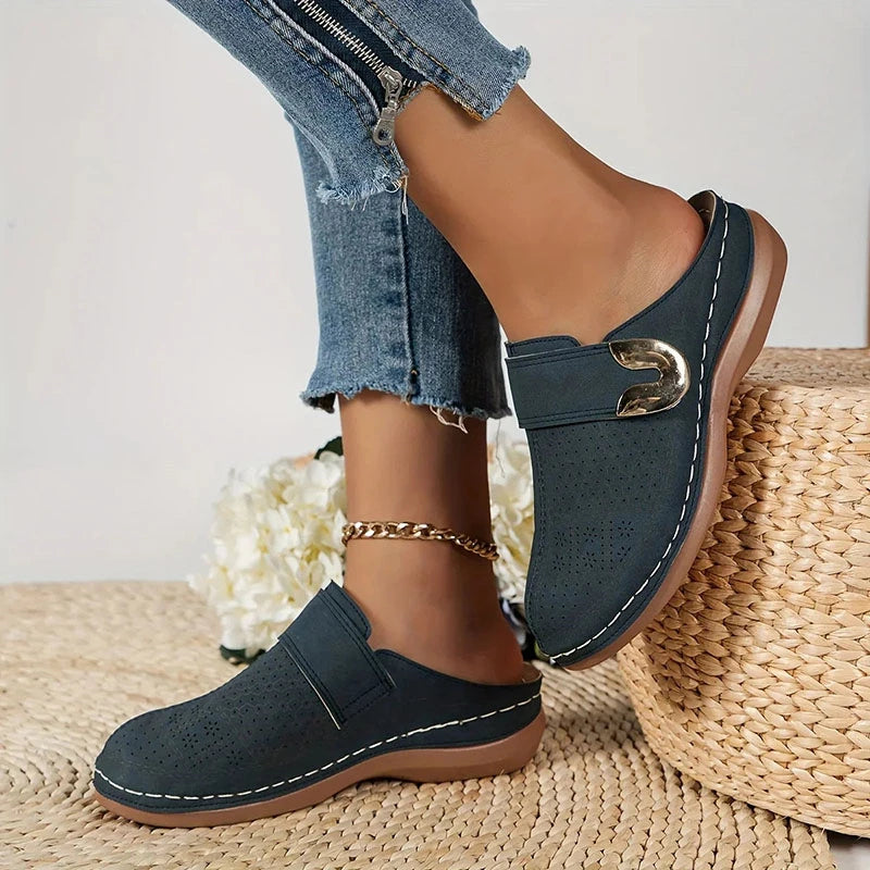LION | Zoccoli Ortopedici Eleganti con Zeppa – Comfort Quotidiano
