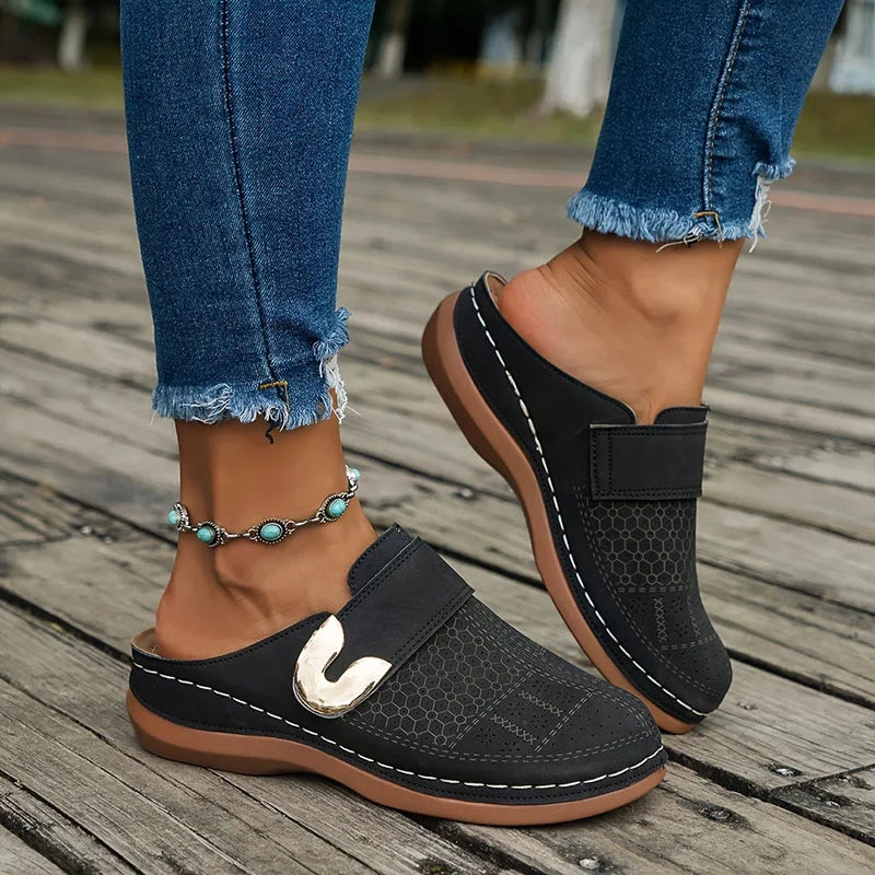 LION | Zoccoli Ortopedici Eleganti con Zeppa – Comfort Quotidiano