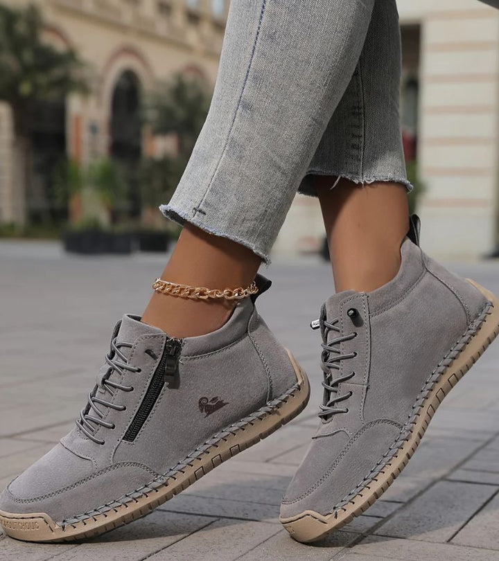 Mila | Sneakers Ortopediche con Zip - Facili da Indossare, Leggere