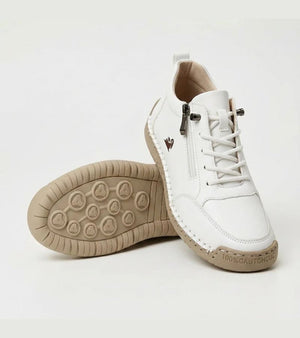 Mila | Sneakers Ortopediche con Zip - Facili da Indossare, Leggere