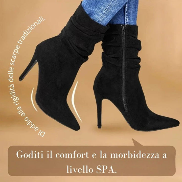 Valter | Stivaletti eleganti con tacco alto e punta affusolata