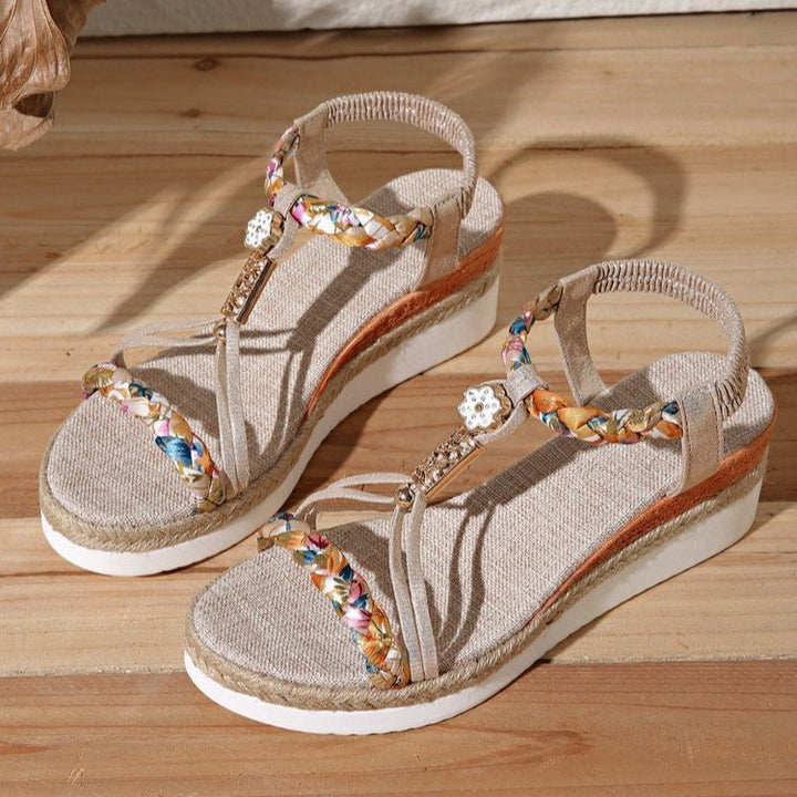 Plus Size Wedge Sandals